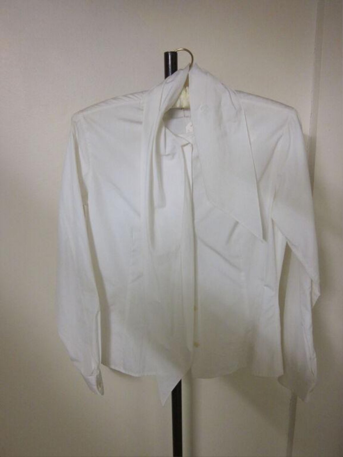 White Long-sleeve Shirt on Hanger