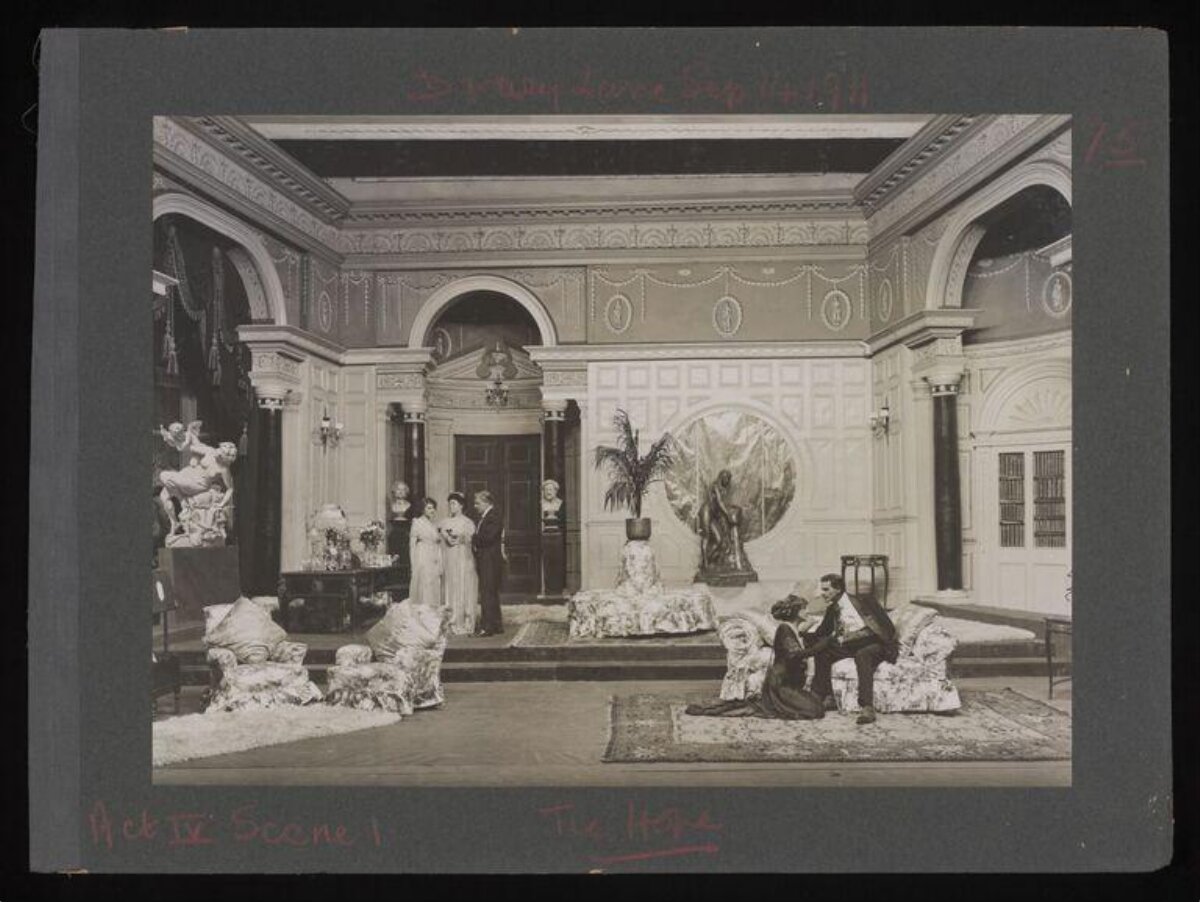 1911 Stage Play Scene