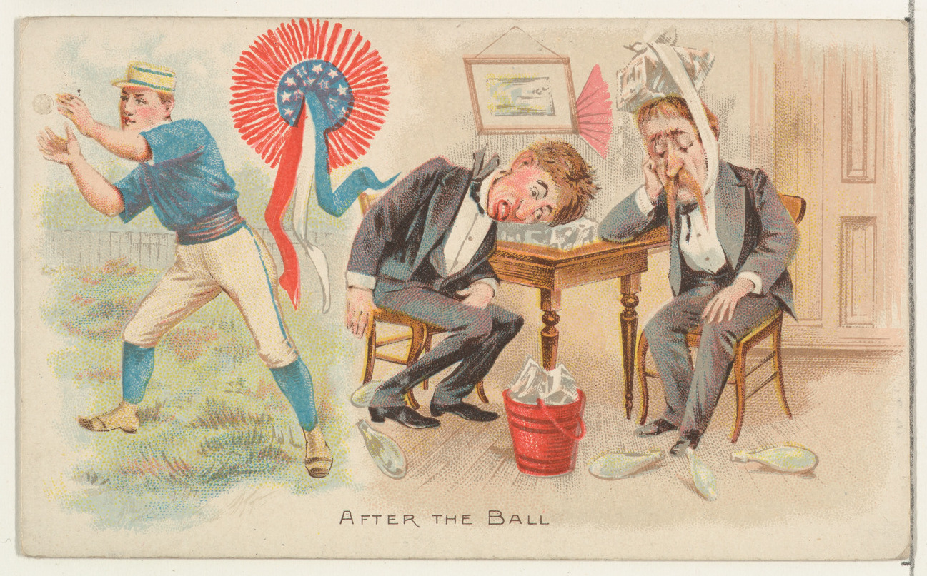 After the Ball Vintage Cartoon