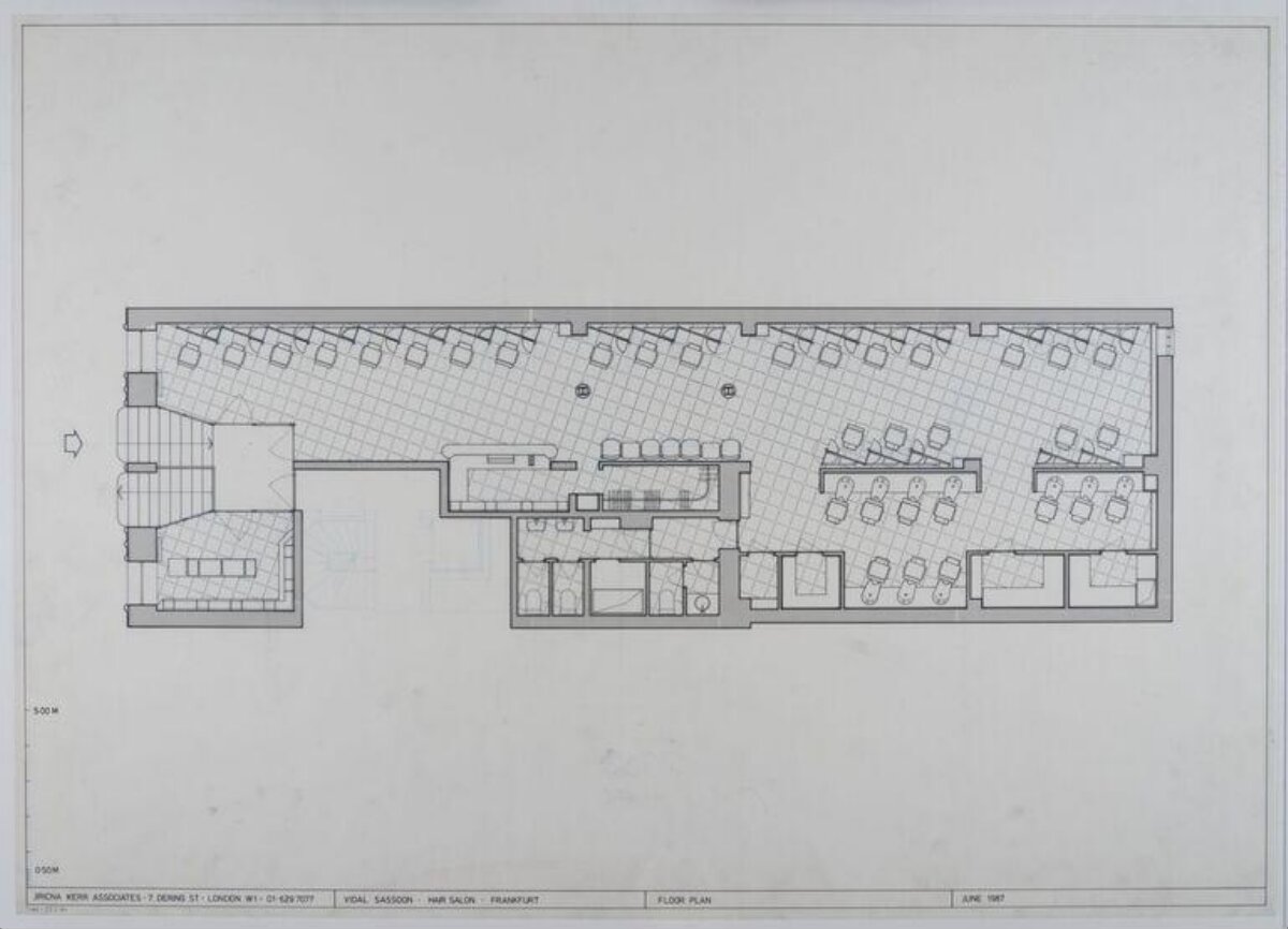 Vidal Sassoon Hair Salon Floor Plan