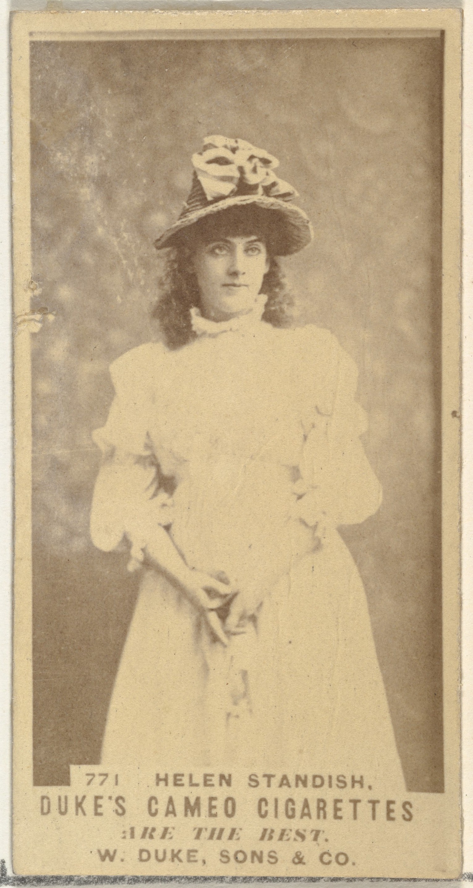Helen Standish Duke's Cigarette Card
