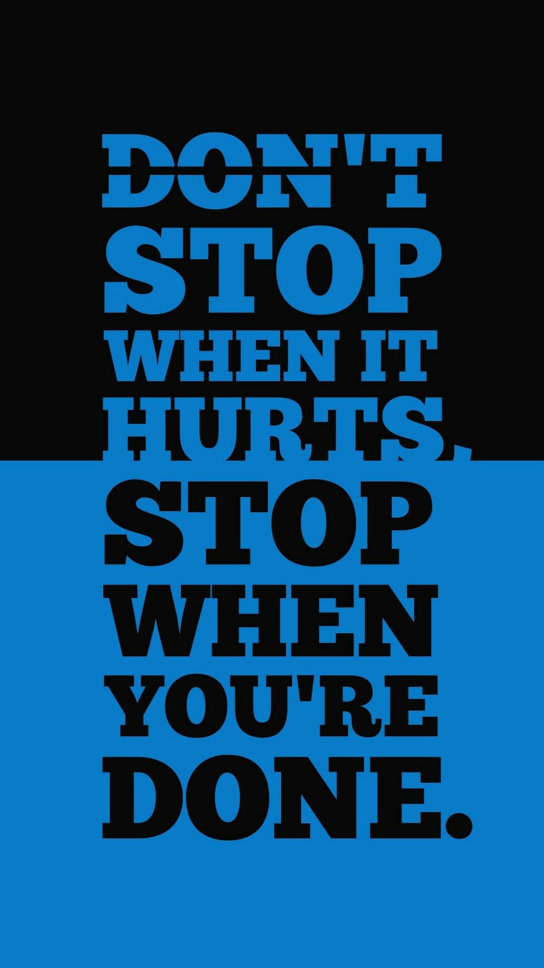 Don't Stop Motivational Quote