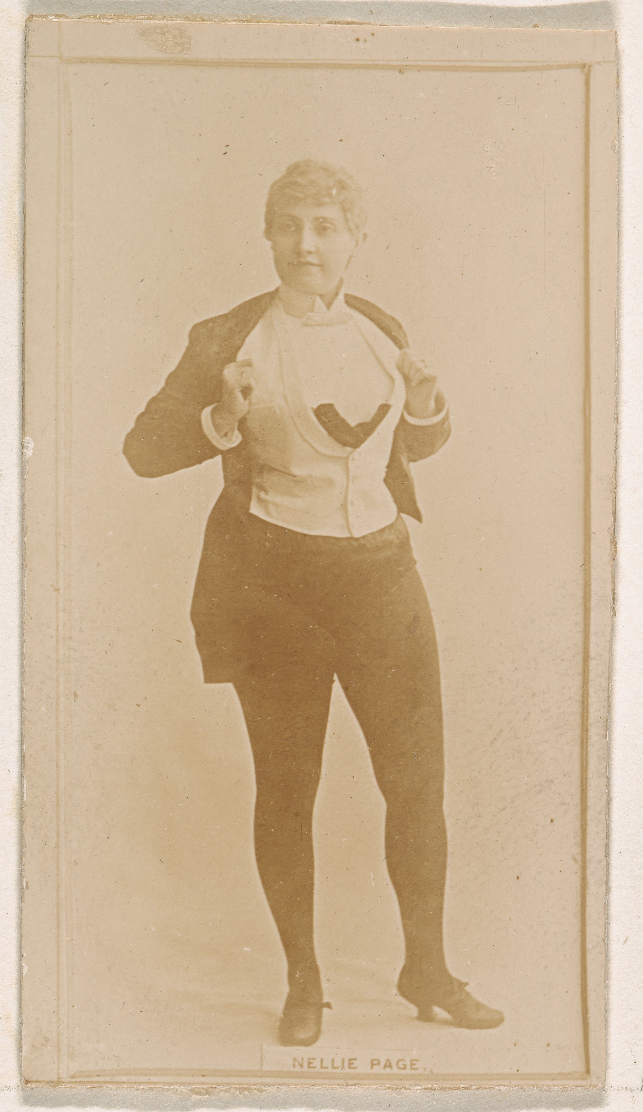 Vintage Portrait of Nellie Page