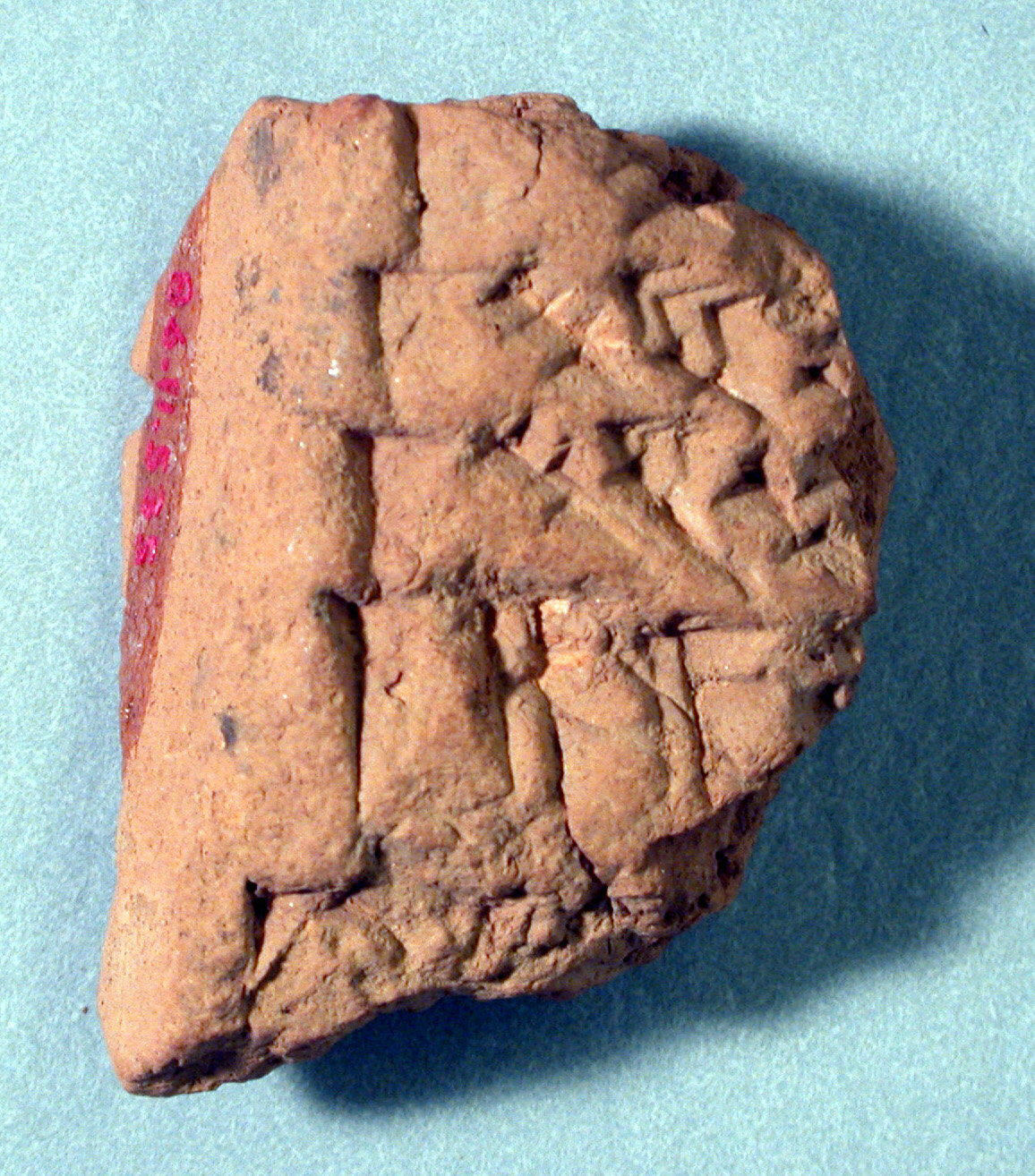 Fragment of Cuneiform Clay Tablet