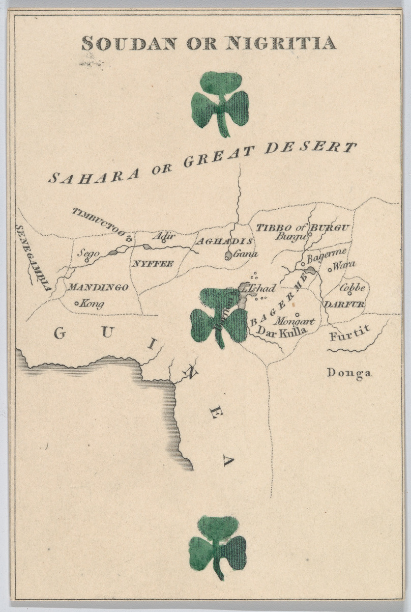 Antique Map of Soudan Nigritia