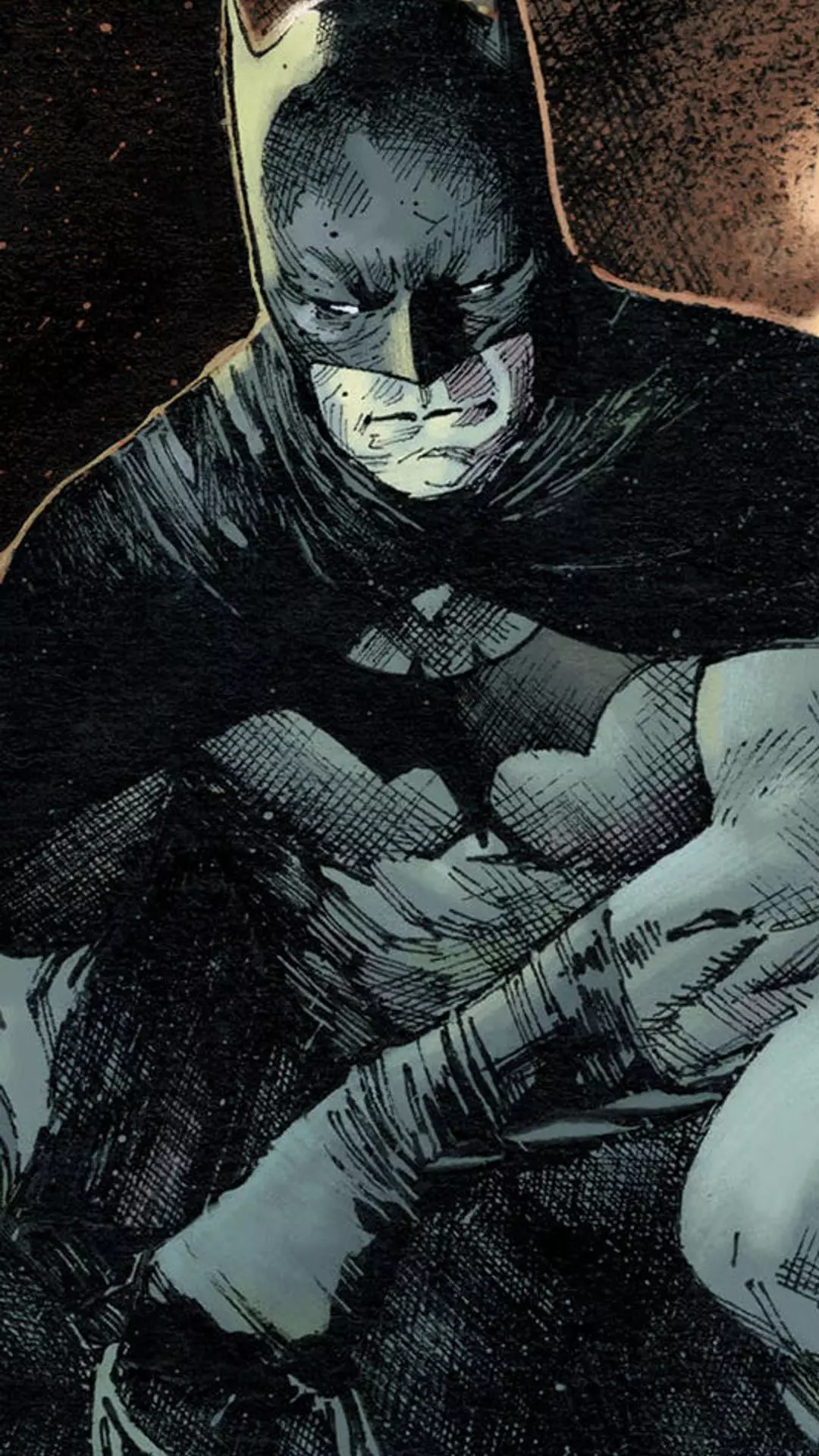 Comic Illustration of Batman