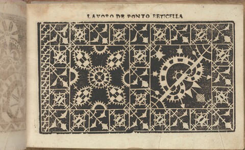 Antique Reticella Needlework Pattern