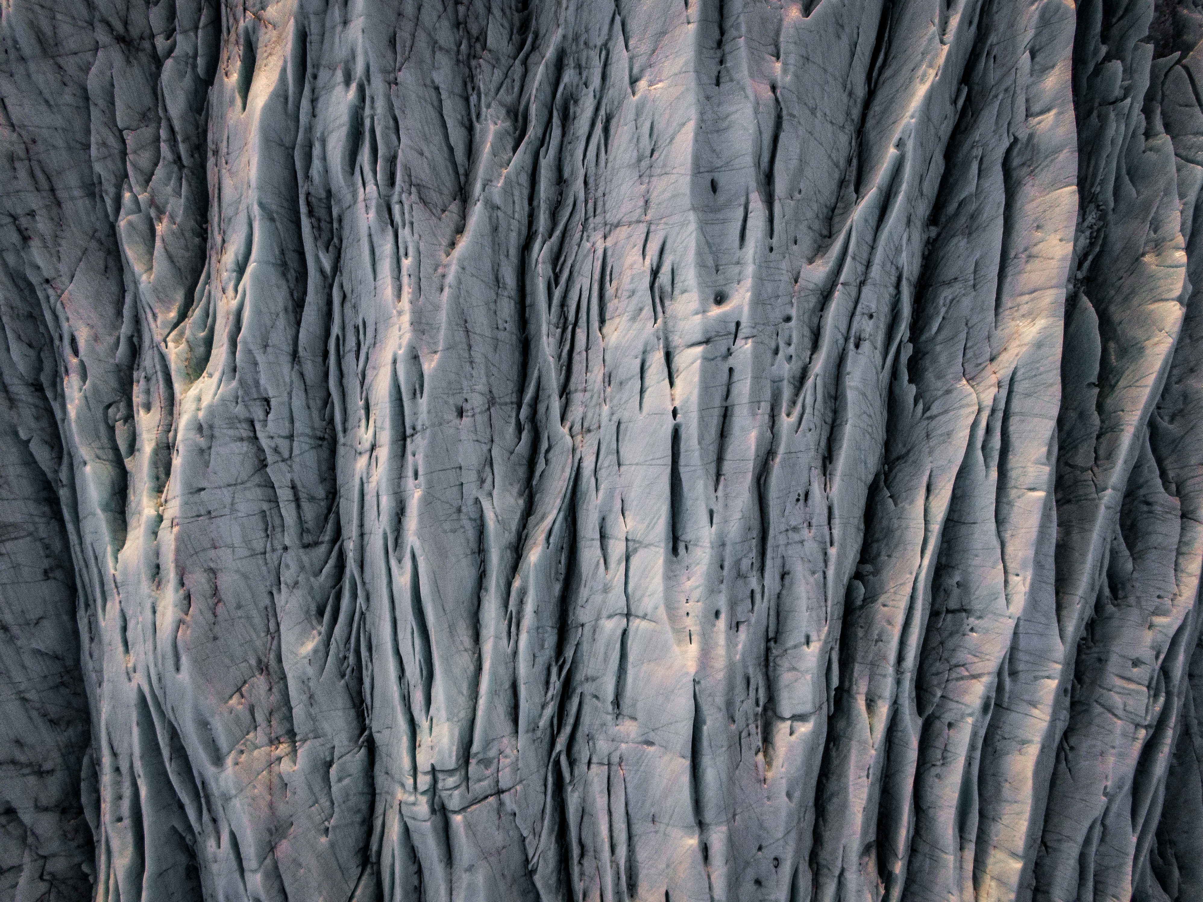 Eroded Grey Rock Surface