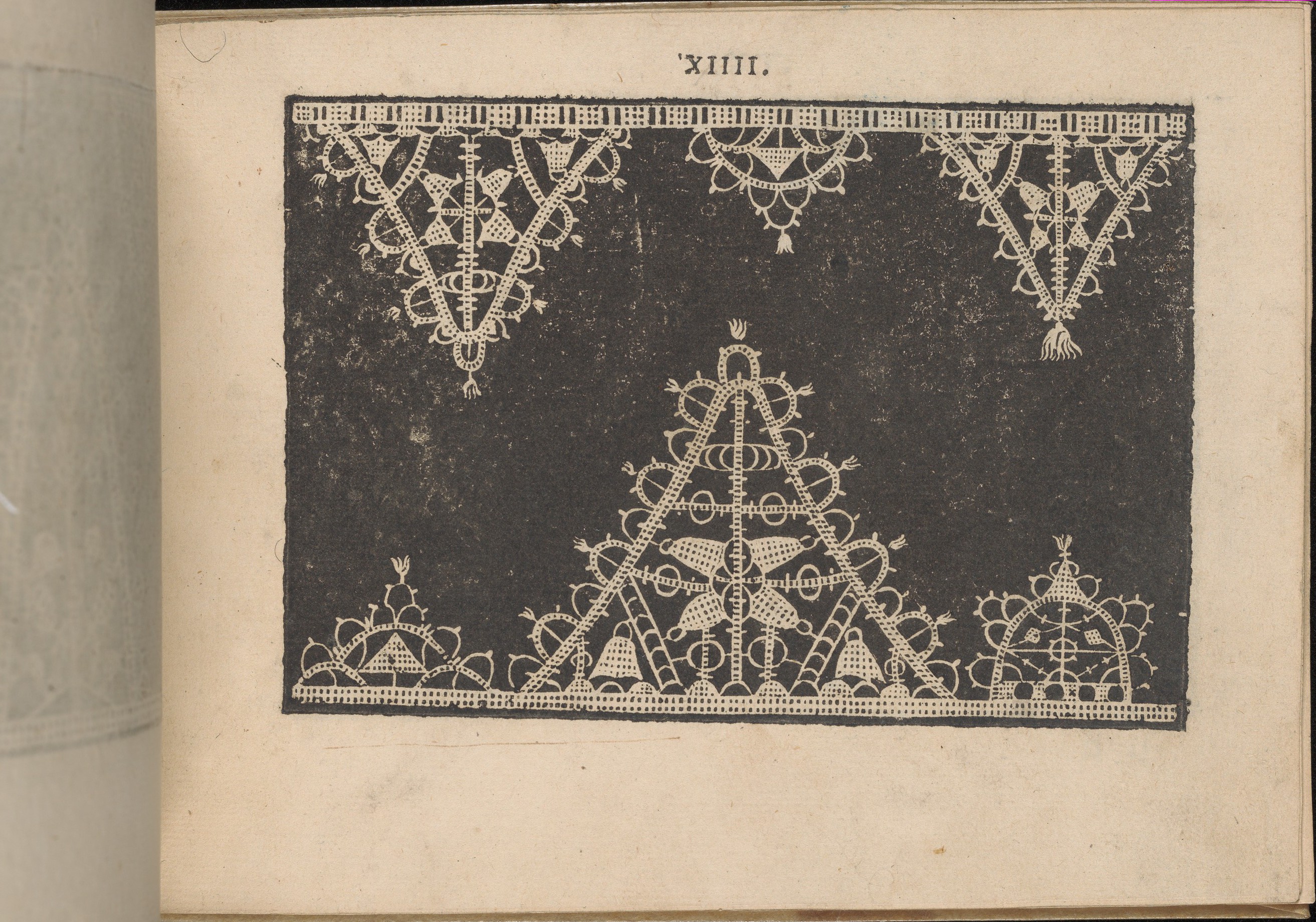 Vintage Lace Pattern Print