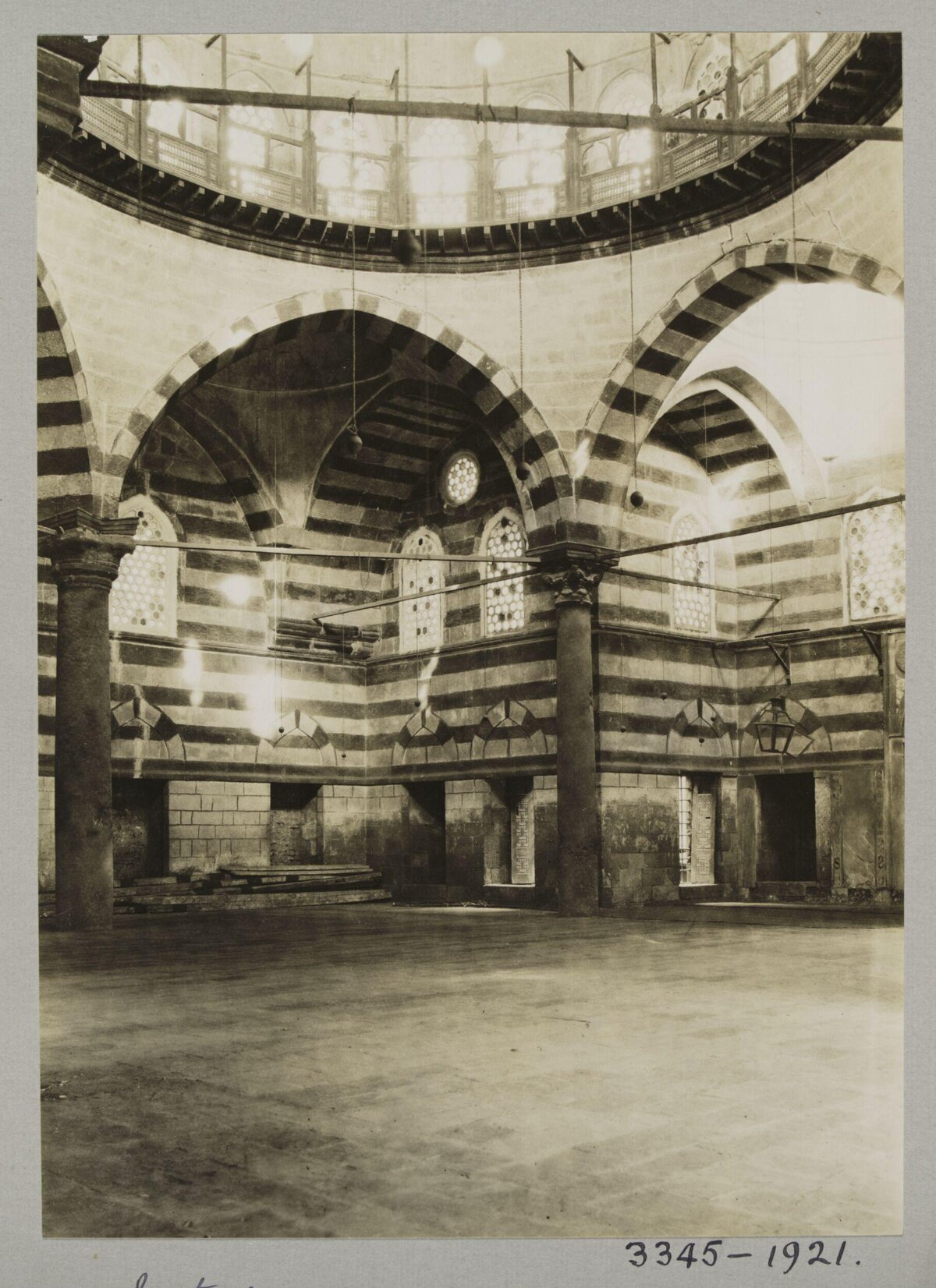 Vintage Historic Mosque Interior