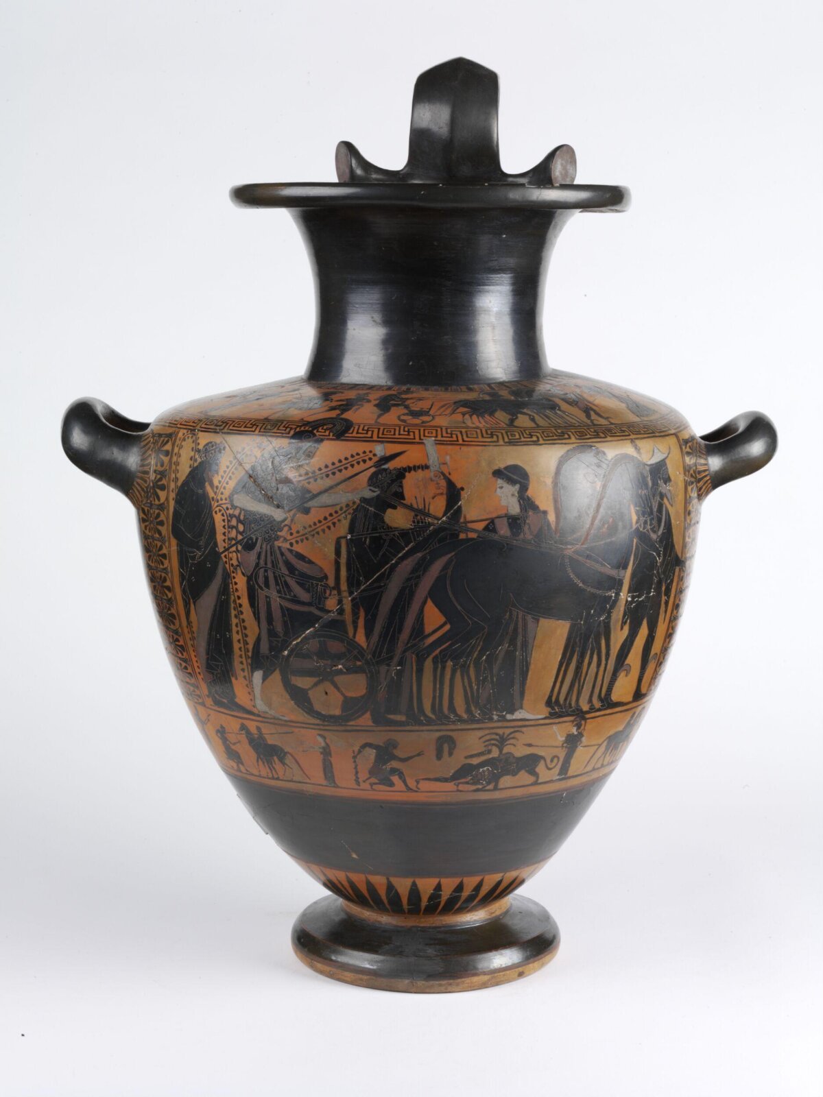 Ancient Greek Black-figure Pottery Vase