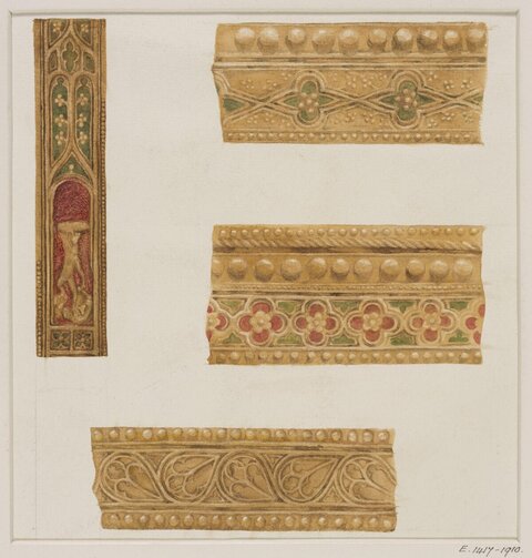 Studies of Gothic Decorative Ornaments