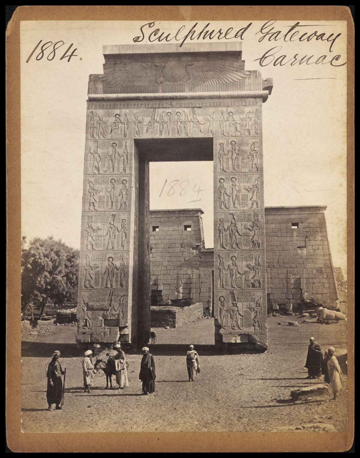 1884 Sculptured Gateway Carnac