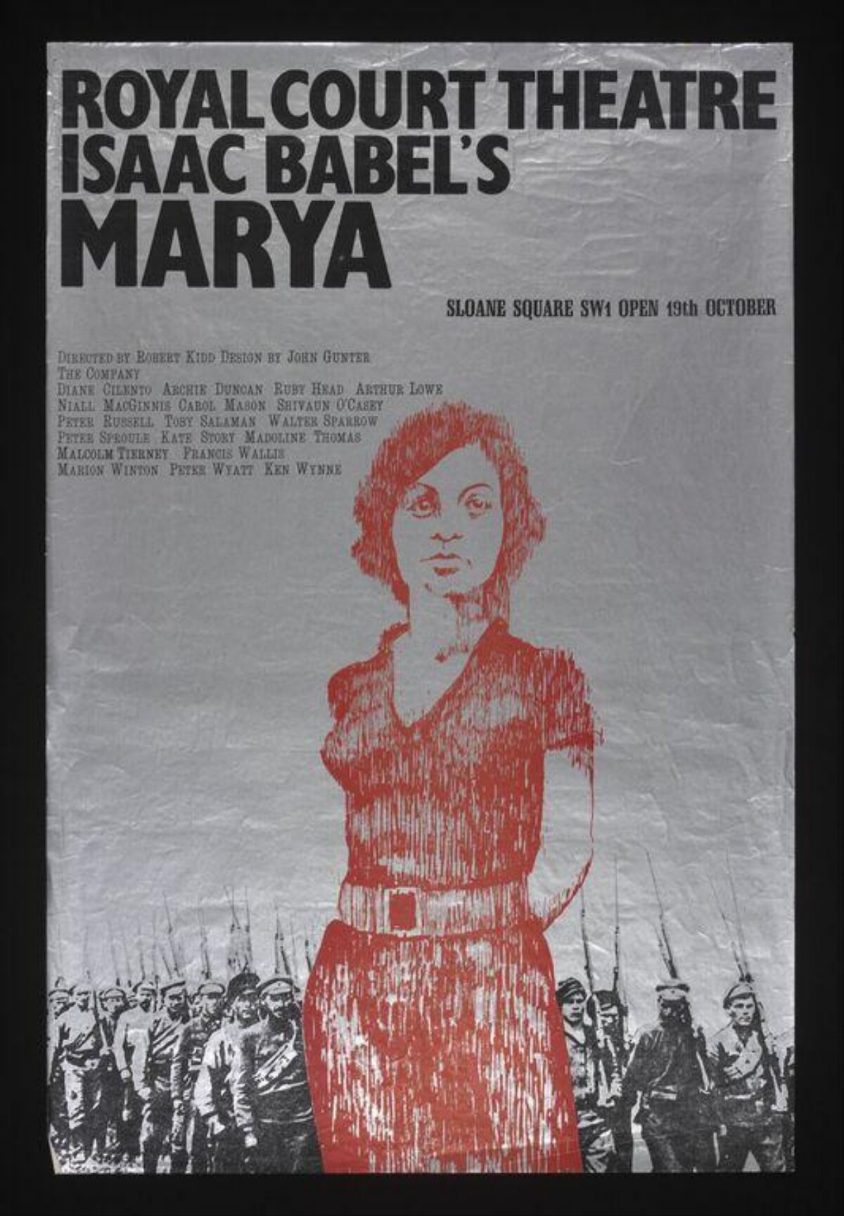 Royal Court Theatre Marya Play Poster