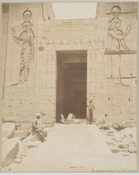 Ancient Egyptian Temple Entrance