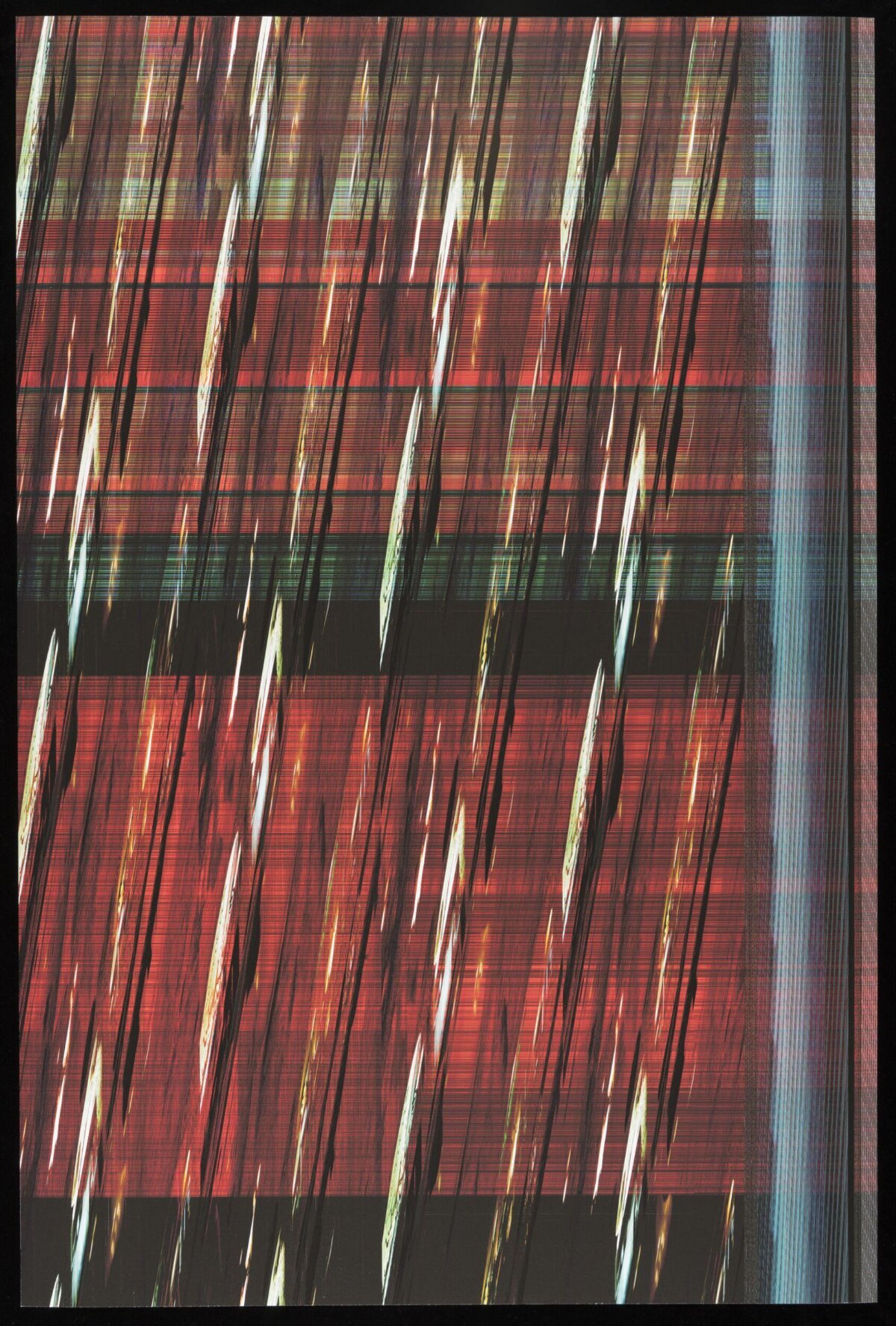 Glitch Style Abstract Art