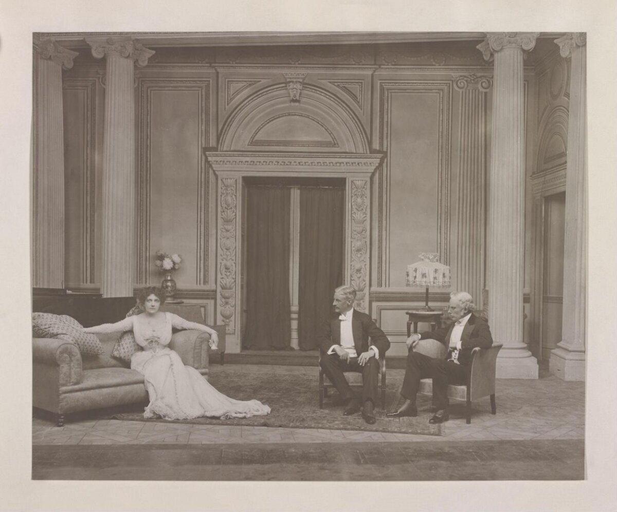 Vintage Theatrical Stage Scene