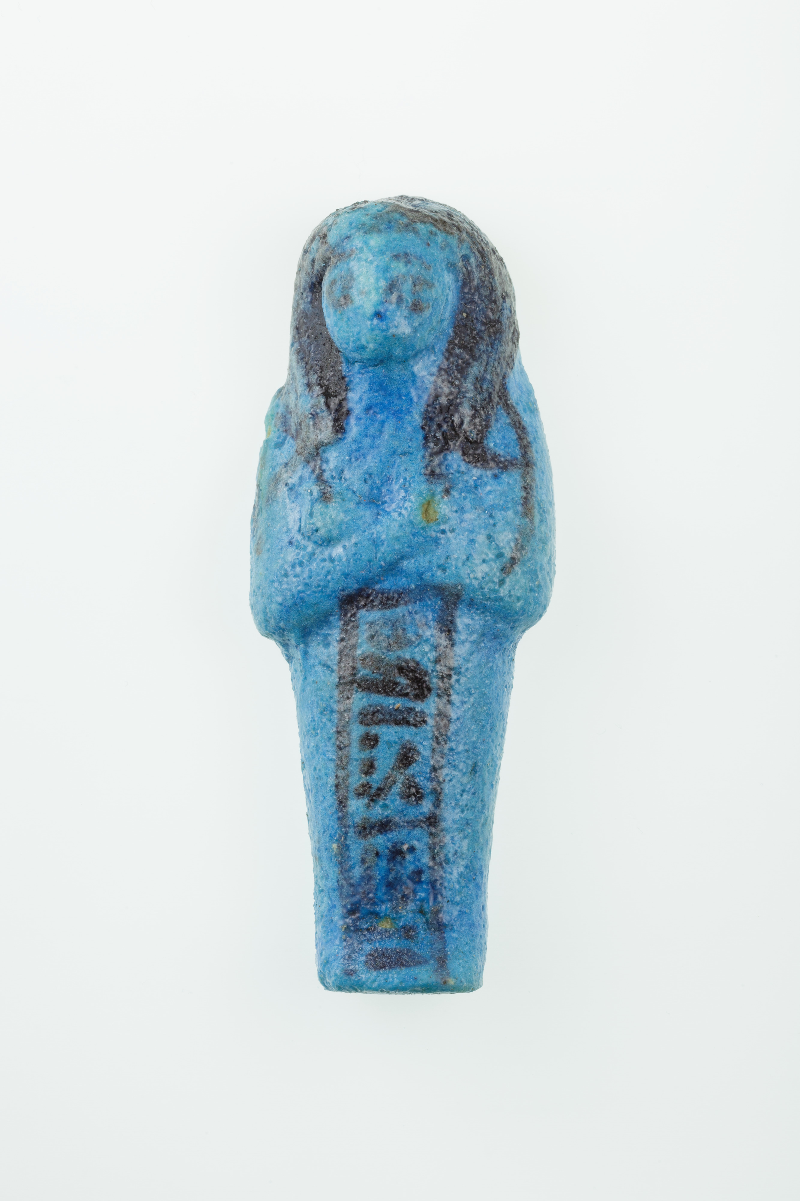Ancient Egyptian Blue Shabti Figurine