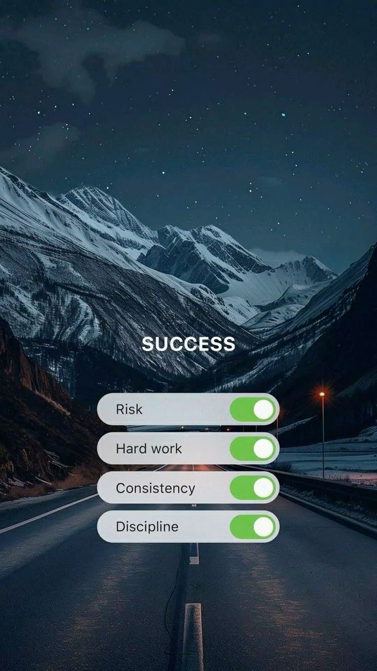 Keys to Success Motivational Graphic