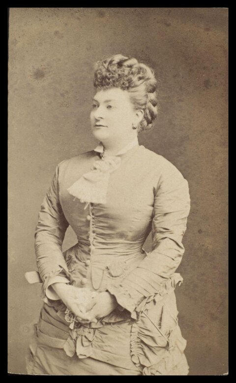 Vintage Victorian Woman Portrait