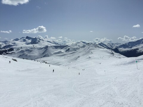 Snowy Mountain Ski Slope