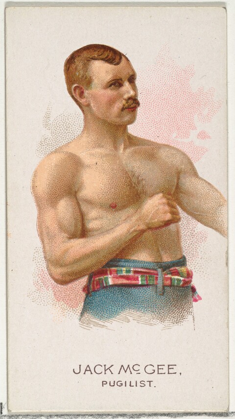Vintage Jack McGee Pugilist Card
