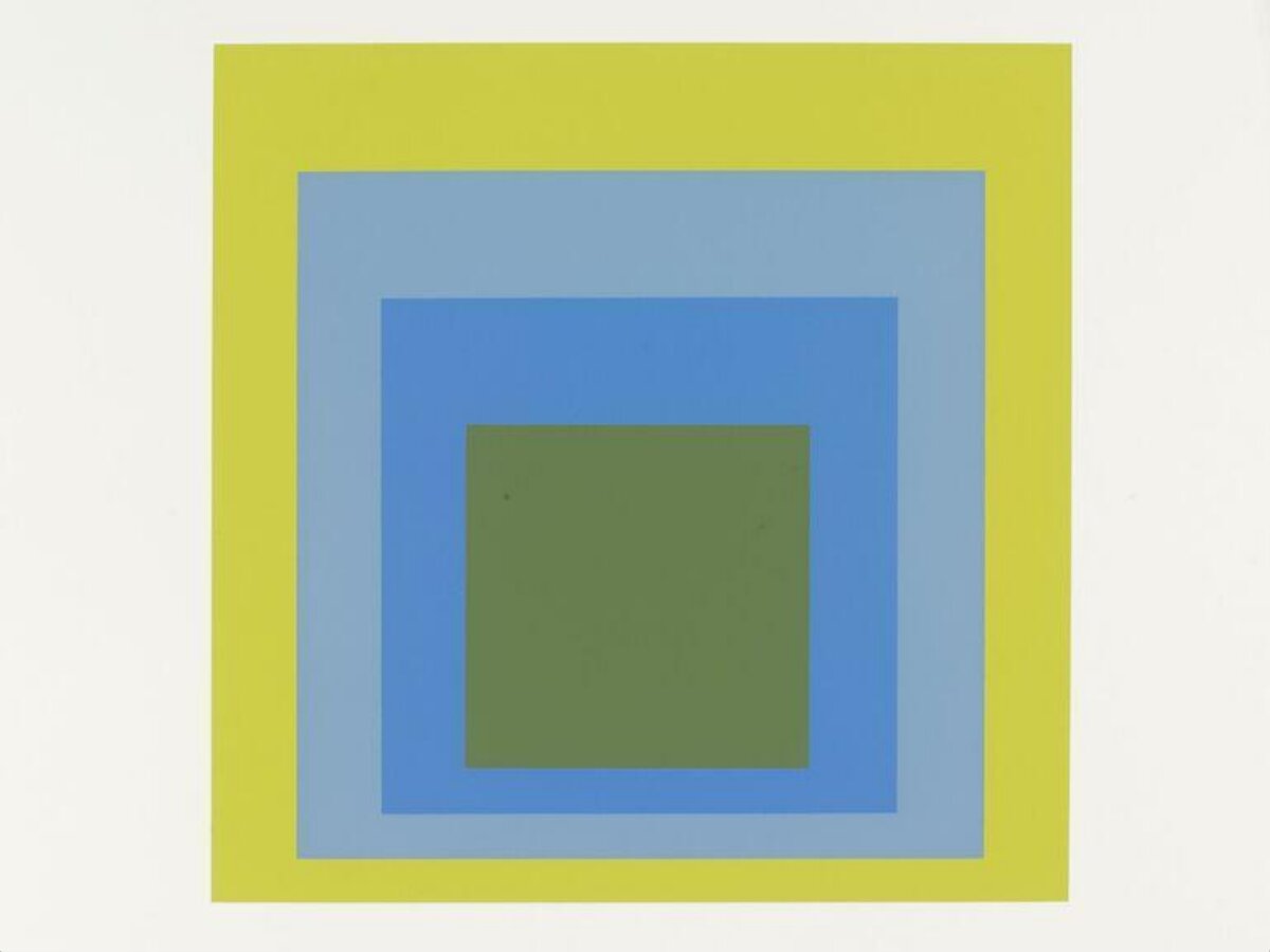 Nested Squares Abstract Geometric Art