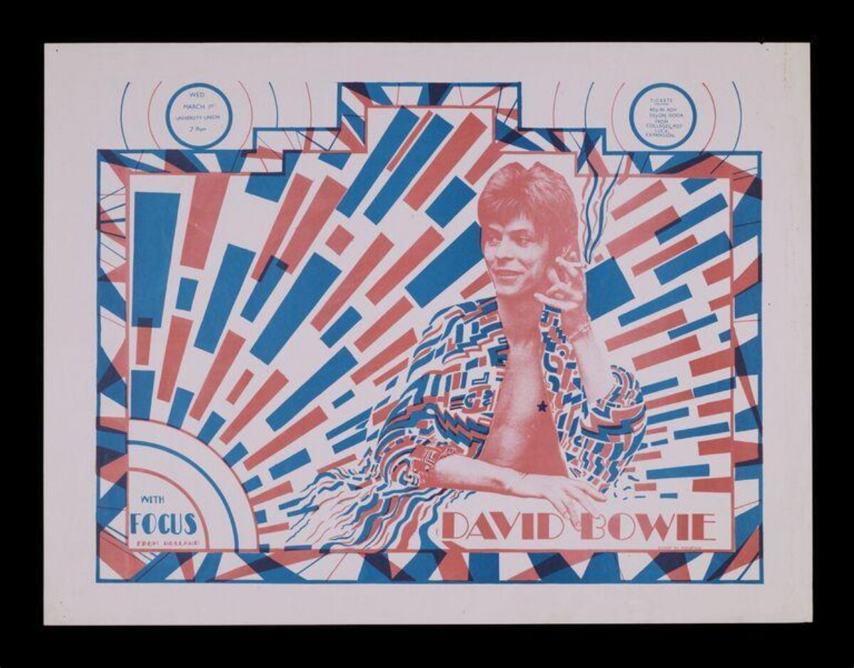 David Bowie Concert Poster