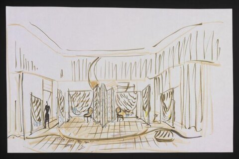 Theater Stage Design Sketch