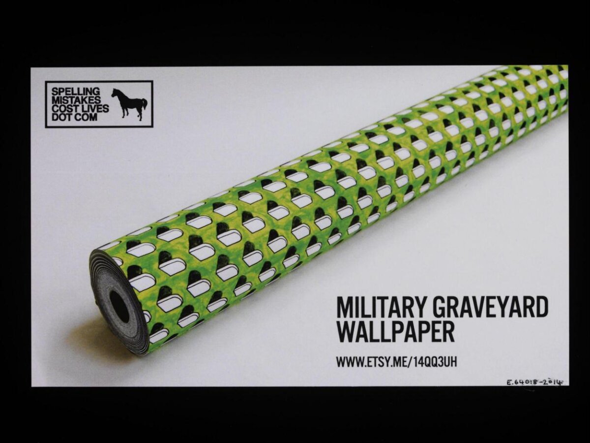 Military Graveyard Wallpaper Ad