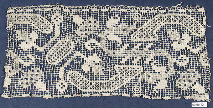 Antique Handmade Lace Fragment