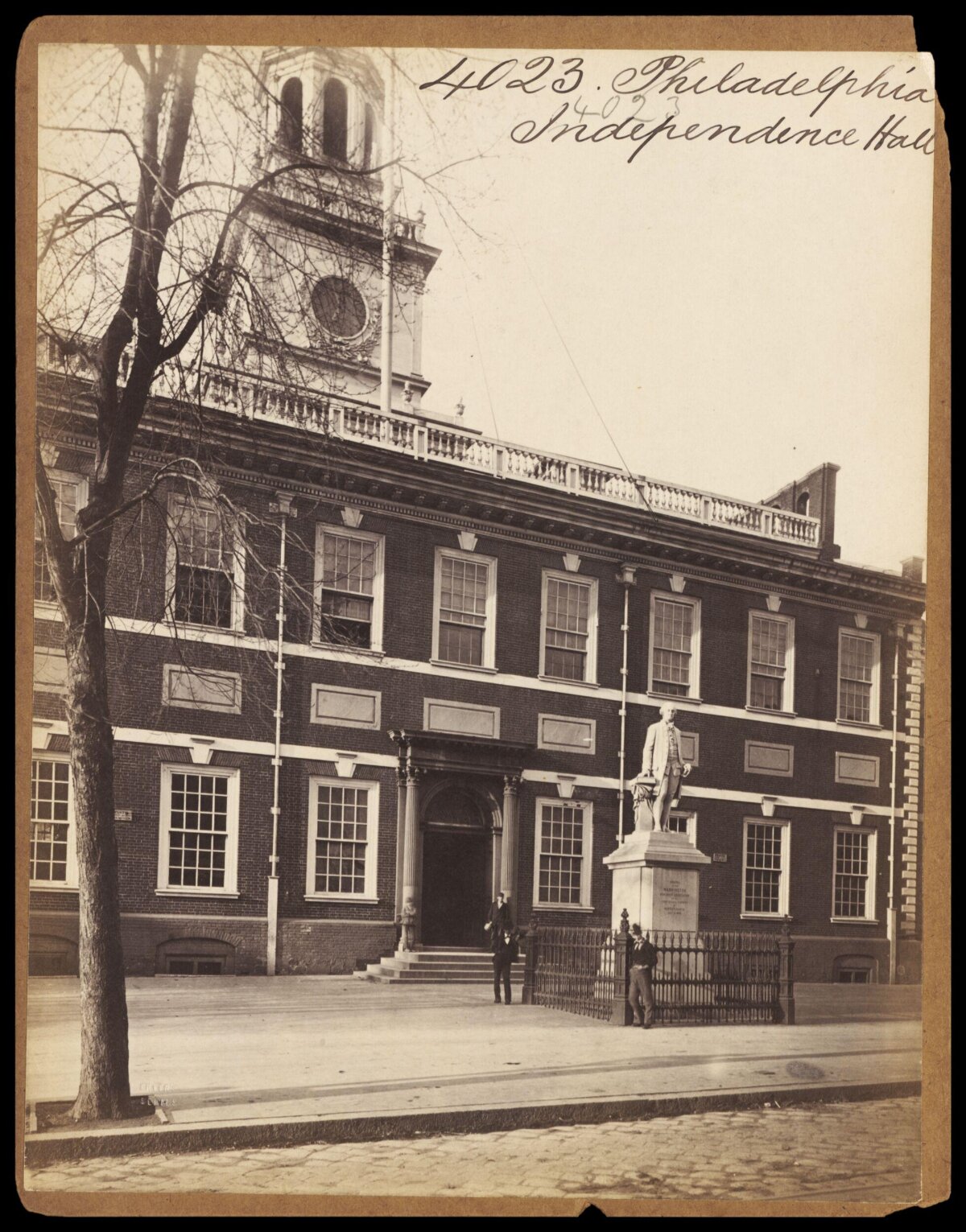 Vintage View of Philadelphia Independence Hall