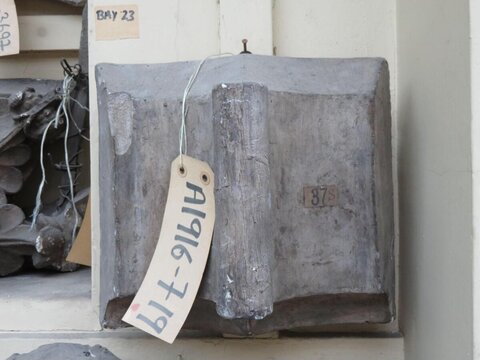 Tagged Archival Stone Architectural Fragment