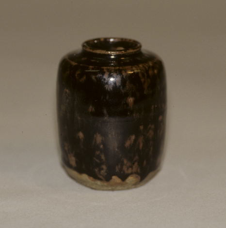 Ancient Black Glaze Porcelain Jar