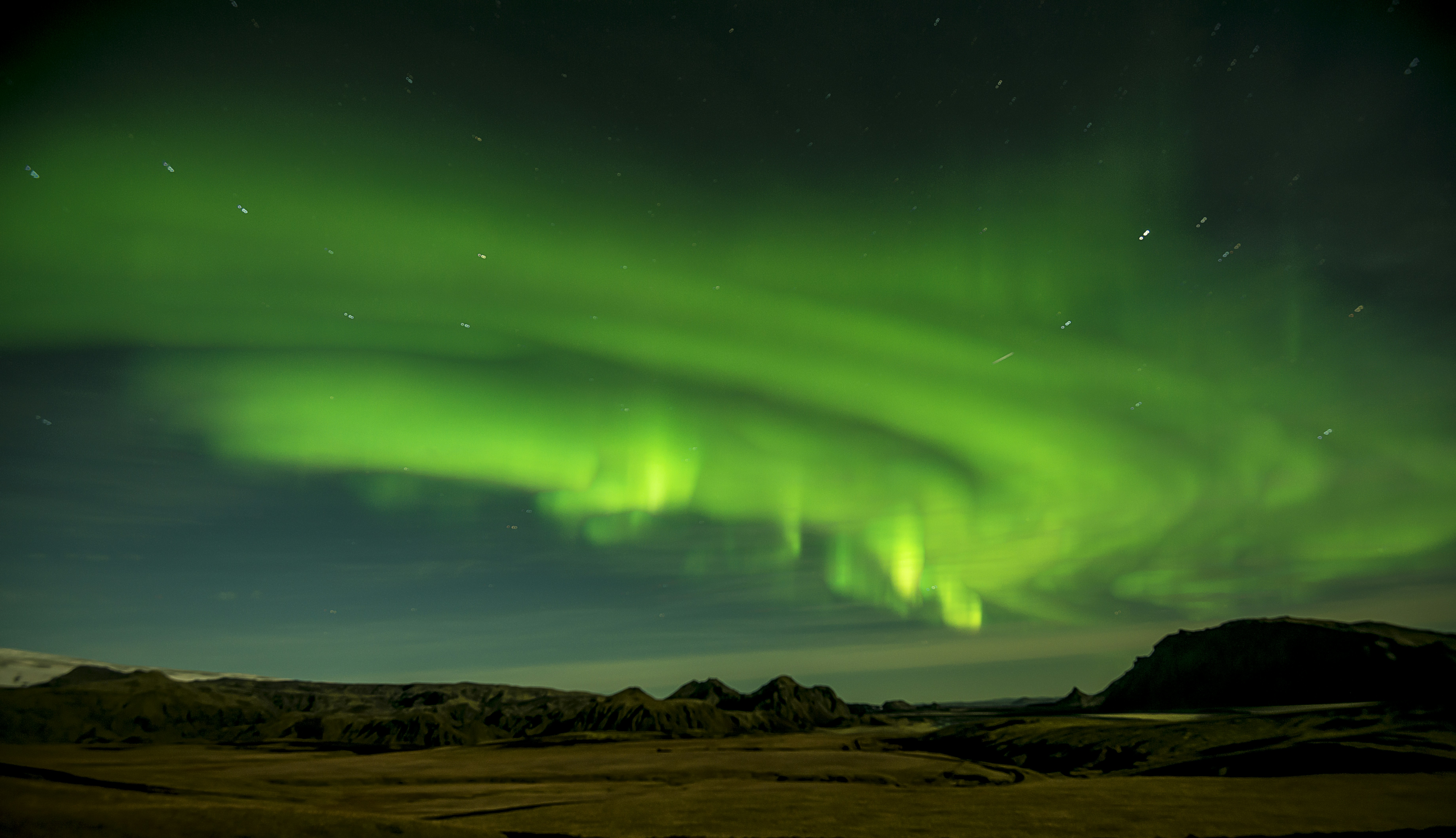Northern Lights Over Wilderness