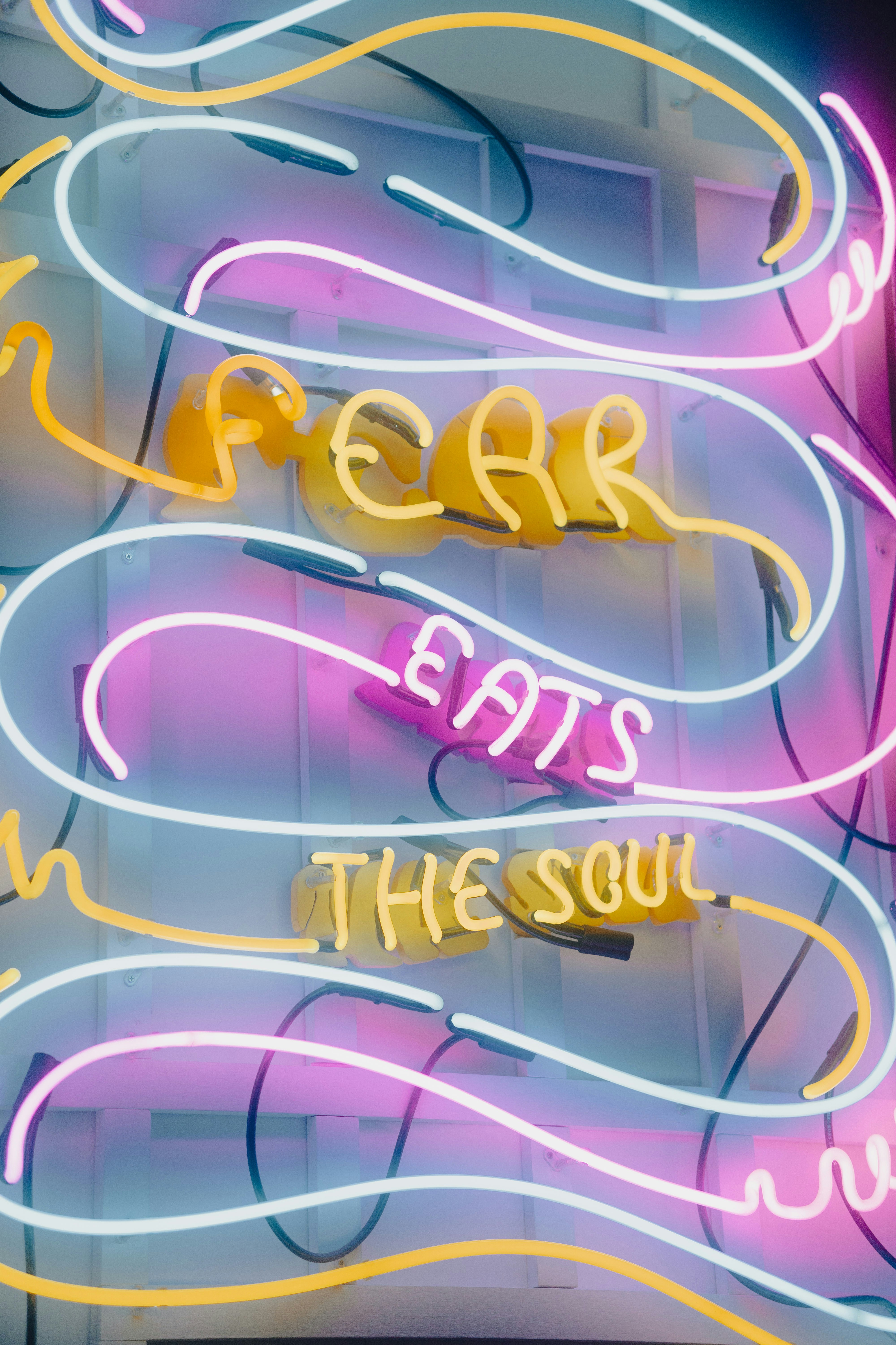 Fear Eats The Soul Neon Sign
