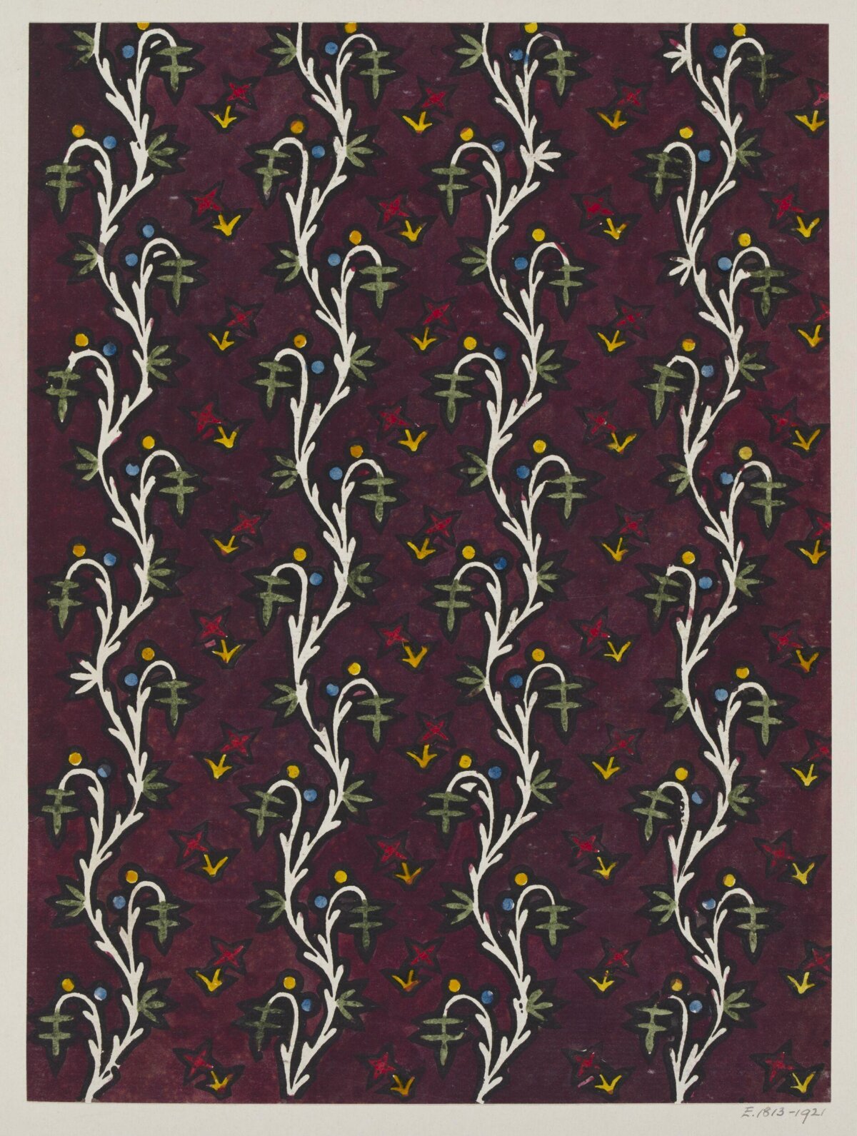 Vintage Floral Textile Pattern