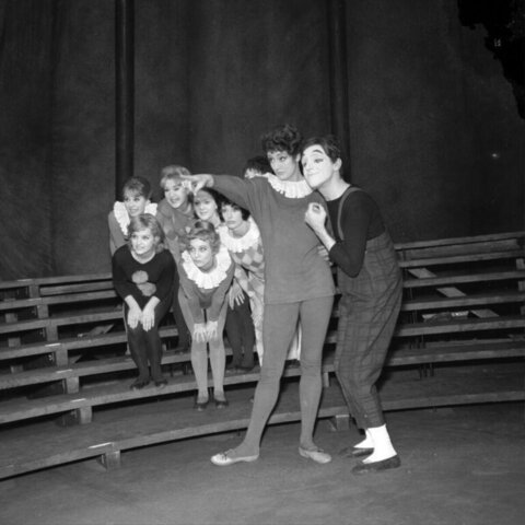 Vintage Stage Performers Group Photo