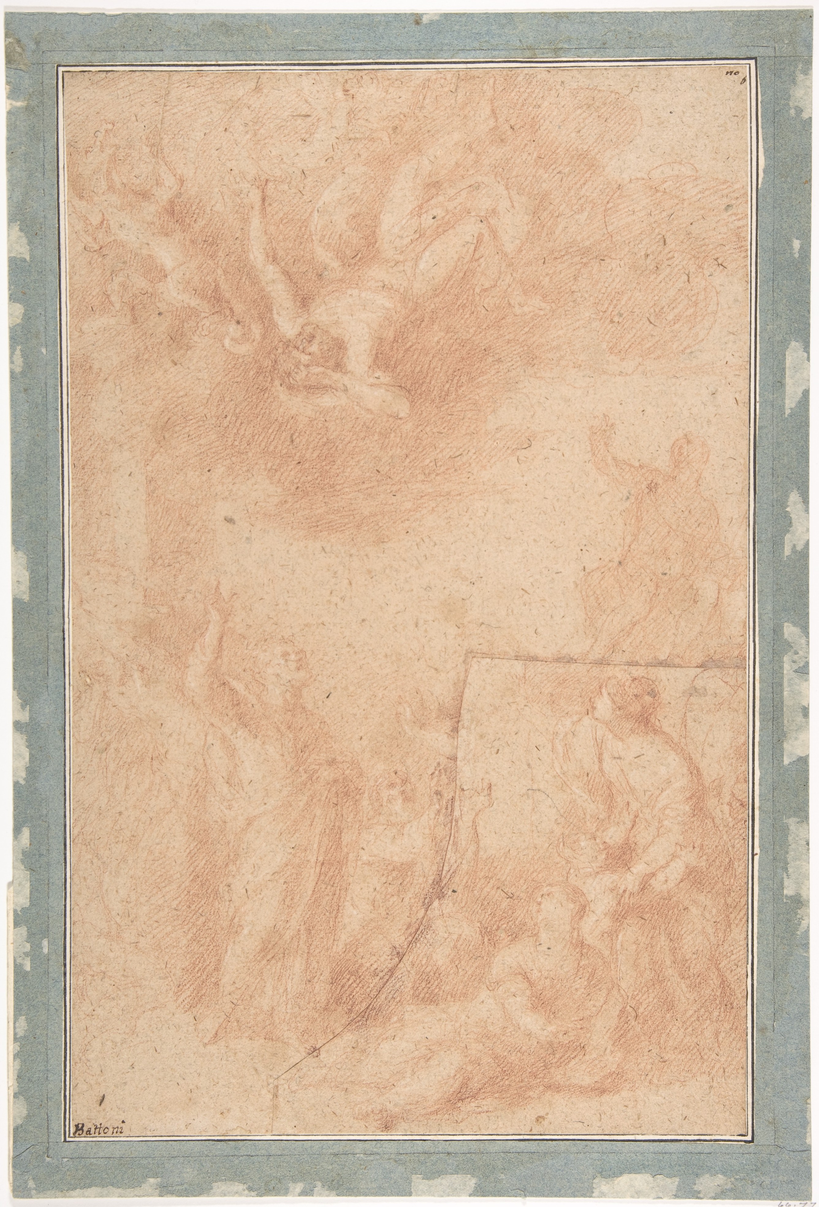 Red Chalk Group Figure Study