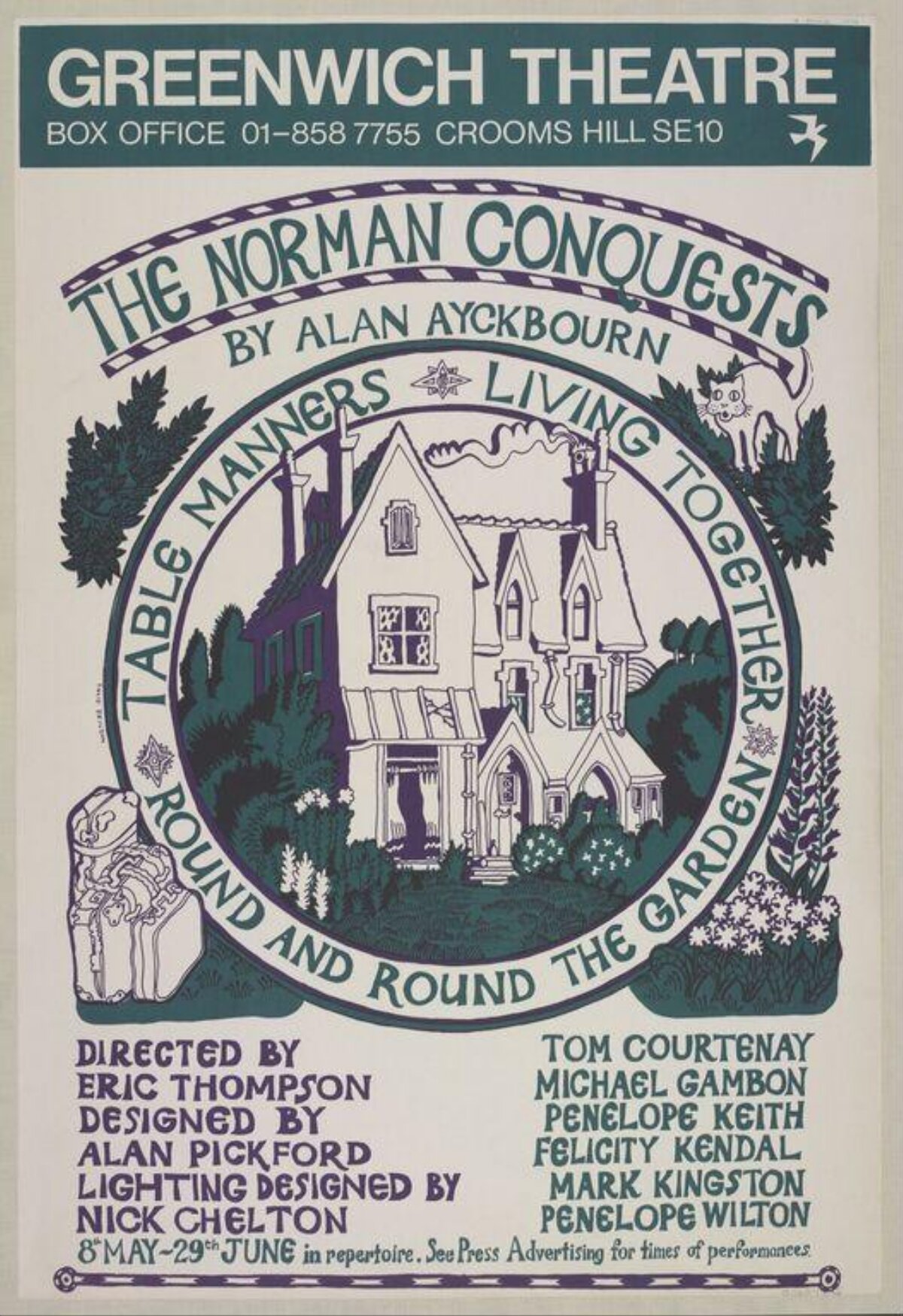 Vintage Norman Conquests Theatre Poster