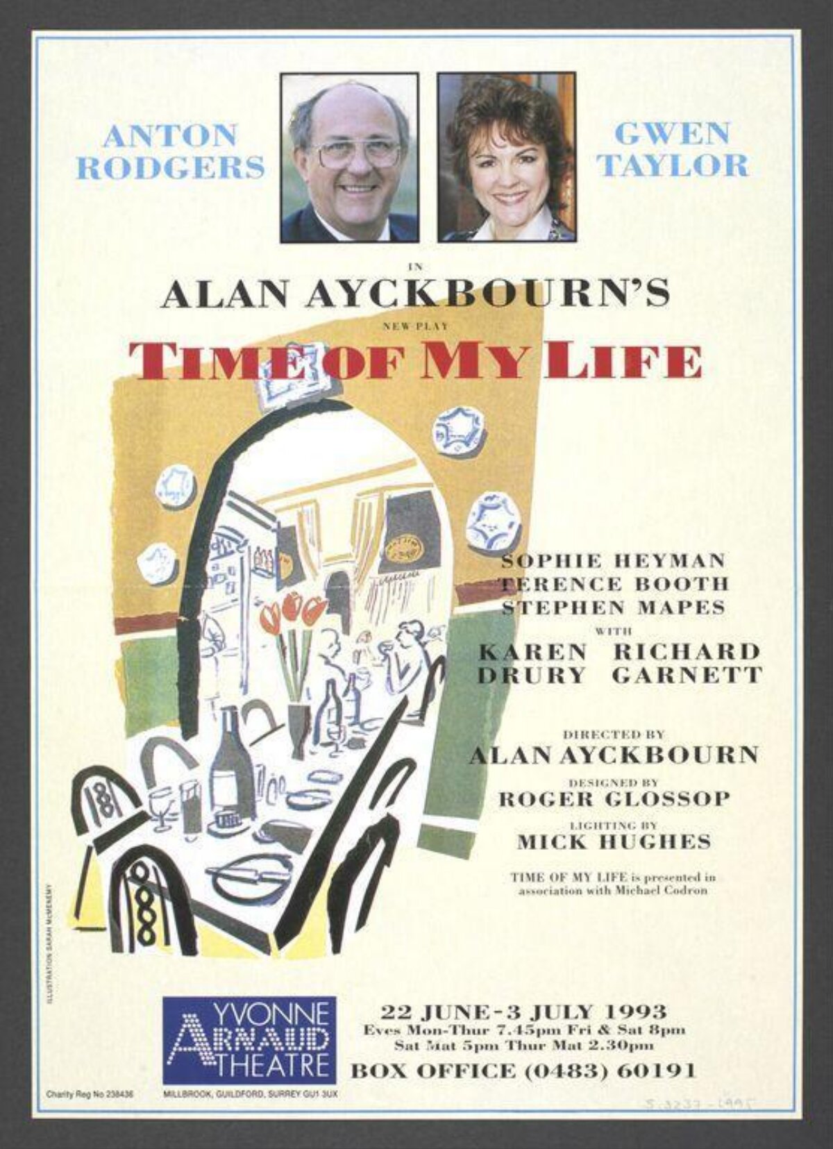 1993 Time of My Life Play Theatre Poster