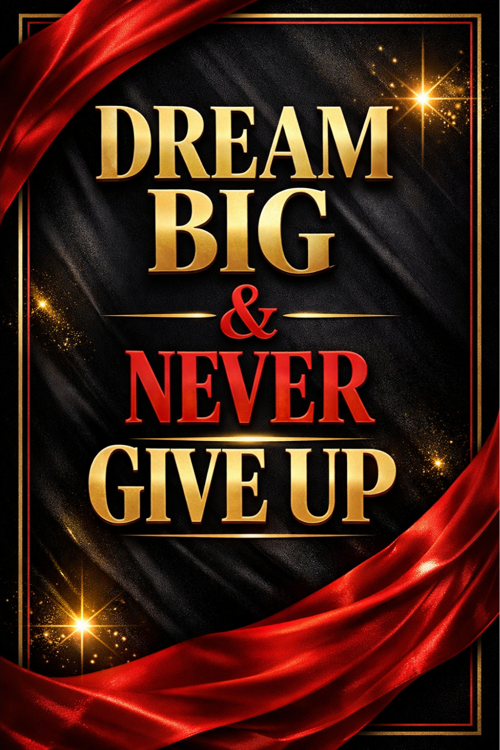 Dream Big And Never Give Up Quote