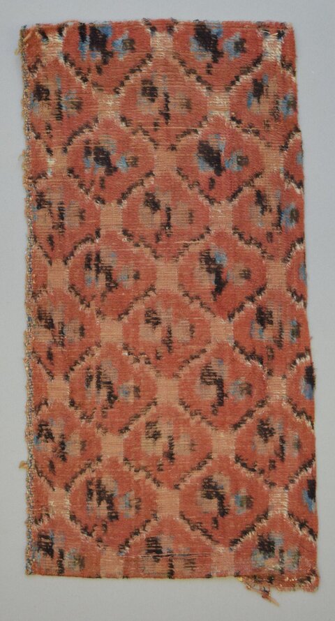 Ancient Geometric Pattern Textile Fragment