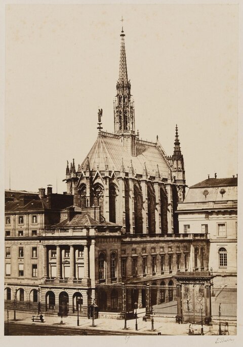 Vintage View of Paris Sainte-Chapelle