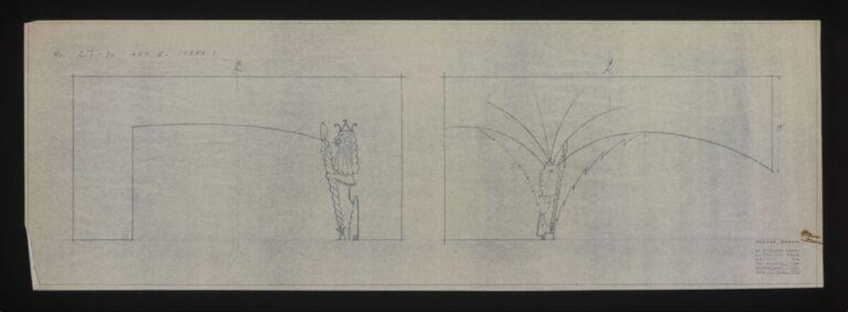 Two Fountain Design Sketches