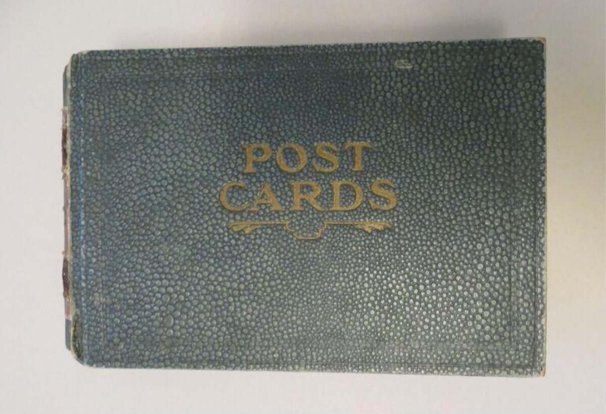 Vintage Postcard Album Cover