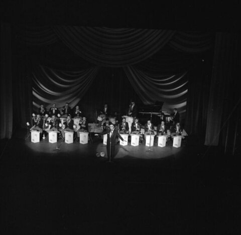 Big Band Orchestra Stage Performance