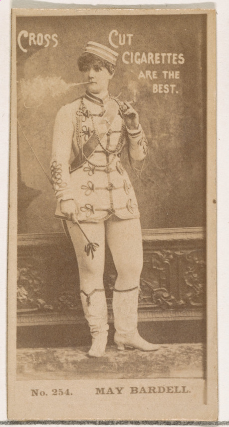 Vintage Cigarette Card of May Bardell
