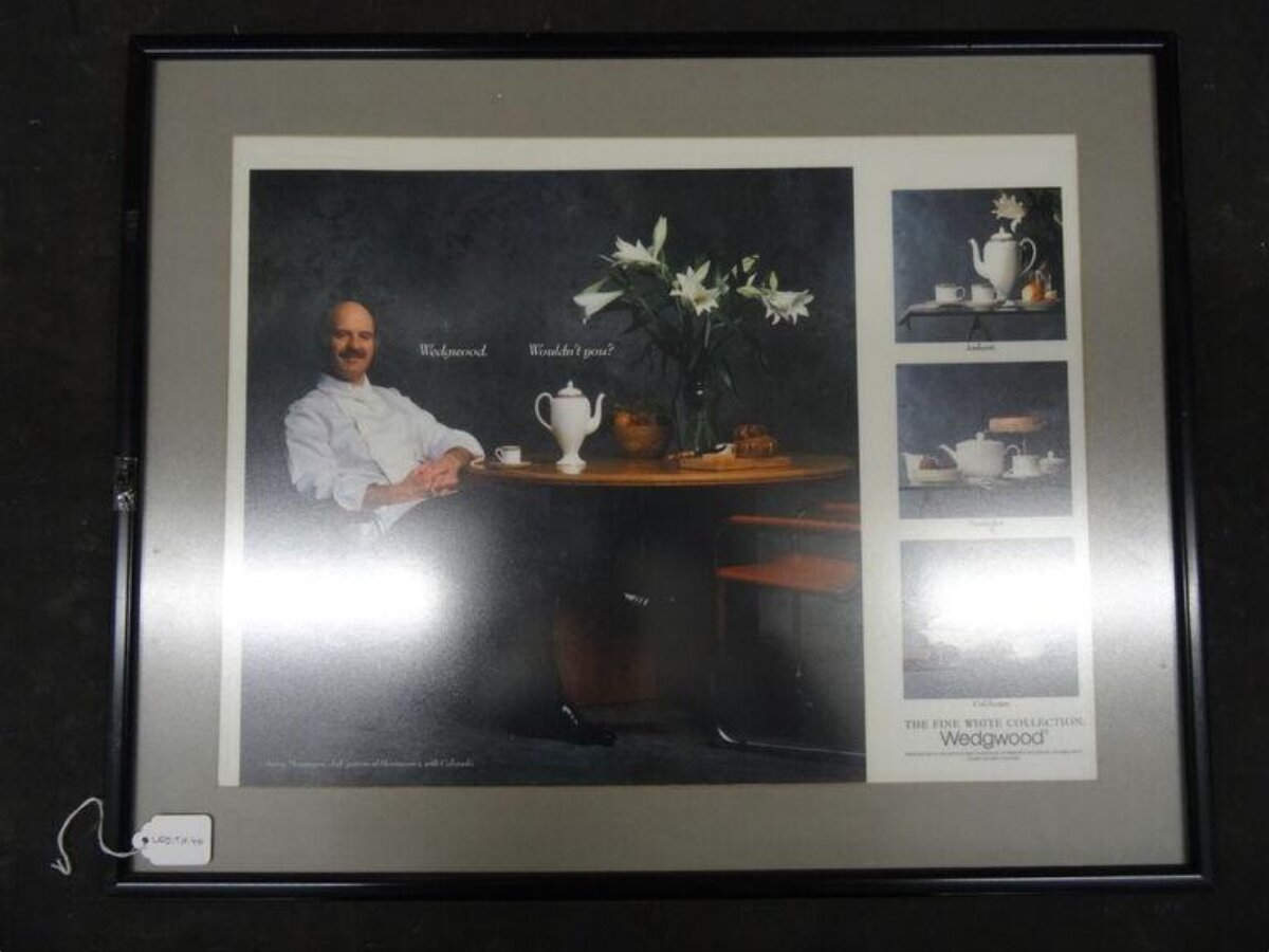 Framed Wedgwood Advertisement Print