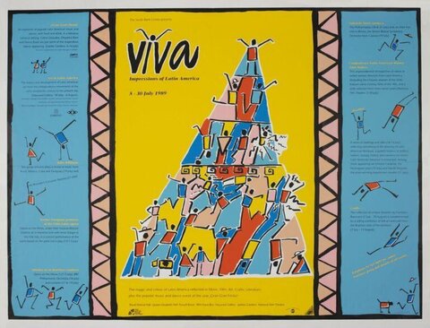 Viva 1989 Latin America Festival Poster